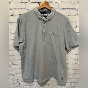 Ted Baker London Shirt Adult Medium Modern Slim Fit Polo Grey Cotton Mens 7
